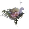 One Item / Bump Chenille Snail / Handmade / Made using Vintage Craft Supplies / Bumpy Chenille /  Pipe Cleaners / Millinery Flower Bits