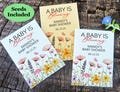 Baby Shower Seed Envelopes/Personalized Gift/Baby in Bloom Favors/Baby Shower Seed Packets/Wildflower Seed Packet/Baby Shower Favors in Bulk
