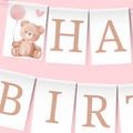 Bear Birthday Banner Beary First Birthday Banner Printable Banner Teddy Bear Birthday Girl 1St Birthday Banner Beary 1st Birthday Idea BT1