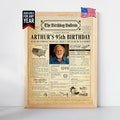 95th Birthday Gift | Born in 1930 Newspaper Poster | 1930 USA Events | Vintage Party Decoration | Personalized Gift for Men or Women