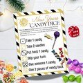 Kids Party New Years Dice Game, candy dice game for kids, printable kids games, Candy Party Game, kids icebreaker game, kids party favor