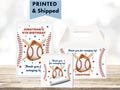 Boy Baseball Rookie of the Year Our Little Champ Batter Up Glossy Labels For Party Favor Bags, Gable Boxes, & Round Stickers BA37