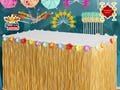 Tropical Themed Party Decorations | Grass Straw Table Cover | Colorful Summer Event Design | Stylish Supplies for Occasions