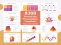 8300 PowerPoint Presentation Template | Infographics Template, PowerPoint Designs Template Elegant, PLR, MRR, Business Pitch Deck Template