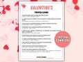 Valentines Trivia Game Valentines Day Party Game Printable Valentine's Day Game Valentine's Day Trivia Game Valentines Trivia Questions
