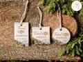 One Happy Camper Birthday Thank You Tags, Camping 1st Birthday Favor Tags, Camper Party Thank You Tags, Rustic Adventure Party Favor Tag SV1