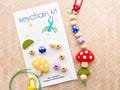 Mushroom party favor DIY keychain kit kids nature birthday party craft gift party loot bag kids nature craft party activity