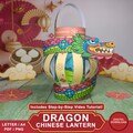 Printable Chinese New Year Paper Lantern Craft Kit, DIY Lantern for Kids, Classroom Party, Lunar New Year Decoration Idea, Instant Download