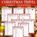 Printable Christmas Trivia Games, History Trivia Songs Trivia Nativity Trivia Christmas Trivia For Adults Christmas Party Game, Family Games