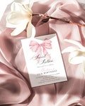 Pink Bow Sweet 16 Birthday Invitation Template, Pink Sweet Sixteen Invite, Coquette Bow Birthday Invite, Elegant 16th Birthday Invite, B1