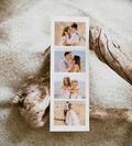Photo Booth Card Template, Templett, Photo Booth Strip Frame, Photobooth Card 2.5x7, Digital Download, Bachelorette Party, Vow Renewal #f38