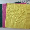 Banana Leaf Napkins ~ Embossed Paper Napkin ~ Wedding ~ Anniversary ~ Bridal ~ Leafy ~ Shower ~ Birthday ~ Luncheon ~ Beverage ~ Cocktail