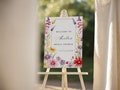 Bridal Shower Welcome Sign,Welcome sign template,Bridal Shower Floral sign,Wildflower Baby Shower,Bride in Bloom,Editable,Printable Poster