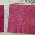 Camellia Napkin ~ Embossed Paper Napkin ~ Wedding ~ Anniversary ~ Birthday ~ Shower ~ Winter Flower ~ Beverage ~ Luncheon