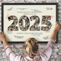 2025 graduation gift, 2025 graduation open house ornament, Class of 2025 Graduation Sign invitation, end of school year, class 2025