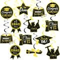 Graduation Decorations Class of 2024, Graduation Hanging Swirl Congrats Grad Party Decoration