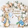 Peter Rabbit Big Decor Cut out, Blue Bunny Birthday, Rustic Flopsy Bunny Party, Bunny Prop, Instant Download, Printable File