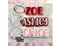 Valentine's Day Heart Name Gift Tags Personalized, Valentine's Name Tag, Custom Valentine's Day Name Tag, Valentines, Gift Tag