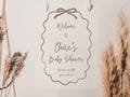 Neutral Baby Shower Welcome Sign Template, Editable Instant Download Decor for Boy or Girl, Cute Coquette Sprinkle Printable Download, BY36