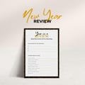 2024 Year in Review Template, New Year Review Printable, Fillable PDF, NYE Party Activity, Instant Download, Goal Setting 2024, NYE 2025