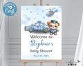 A Little Rookie Reporting for Duty, Calling All Units, Police Party Invitation Sign, Boy Bear Baby Shower Welcome Sign, Large Welcome Sign