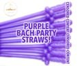 Purple Bachelorette Penis Straws,New Orleans Bachelorette Party,She Found Her Lover,Winery Bachelorette, Miami Bach Party Favors,Last Splash