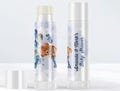Personalized I can Bearly Wait Baby Shower Lip Balm Labels: Blue