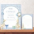 One Silly Goose Birthday Time Capsule Sign Goose Theme First Birthday Party Blue Gingham 1st Birthday Goose themed Party Guest Book sign
