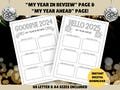 My Year in Review & My Year Ahead - Kids New Year's PRINTABLES -  New Year's Kids Activities - - NYE Activity Pages - Kids Yearly Review