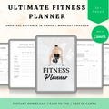 Digital Fitness Planner, 2025 Ultimate Fitness Planner , Undated Workout Exercise Planner for Health & Weight Loss, GoodNotes, Notability