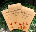 LET LOVE GROW Seed Packets with Wedding in Bulk Gift for Guests Personalized Wildflower Seed Packets with Seeds Included All Events Favor