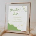 Tini Bit Older Customizable Bar Sign, Printable Martini Sign, Birthday Party Decor, Signature Drink Menu, Custom Cocktail Sign, Dirty 30