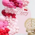 She's the Cherry on Top Decal - Cherry Theme Baby Shower - Our Little Cherry on Top Baby Shower Backdrop - Cherry on top - Berry Sweet Baby