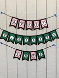 Wicked Personalized Birthday Banner, Good Witch Bad Witch Decor, Green and Pink Birthday Sign, Wicked Movie Party, Trendy Birthday Party