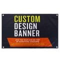 Custom 3' x 5' Full-Color Vinyl Banner with Grommets – Durable DIY 13 Oz Material for Events, Promotions, and Outdoor Advertising