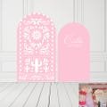 Pink Cielito Lindo Arch Backdrop Cover Mexican Fiesta Wedding Parties Bridal Shower Decorations Baptismx Baby Shower Birthday Party Decor
