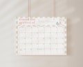 Editable Pink Surf Beach Baby Shower Guess The Due Date Game, Printable Retro Beach Baby Shower Calendar Game, Baby On Board Theme, BBS80