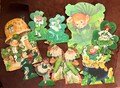vintage St Patrick’s Day paper decorations