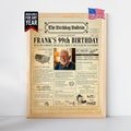 99th Birthday Newspaper Poster, 99th Birthday Gift for Him or Her, 99th Birthday Decorations, Gifts for Men, Gifts for Women, Back in 1926