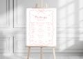 Cute Pink Bow Party Milestone Sign | Digital Download | Girls Just Wanna Be One Party Sign | Editable Canva Template | First Birthday Sign