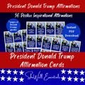 56 Donald Trump Affirmation Cards | 45th & 47th President | 2025 Trump Presidential Inauguration Party | MAGA | Printable PDF
