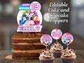 Editable Video Game Cake and Cupcake Toppers, Girl Box Controller Birthday Party, Teenage Gamer Decorations, Gaming Streamer Download 3048