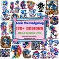 170+ Designs The Hedgehog Png Bundle, Cartoon Characters Bundle Png Sublimation, Hedgehog Cartoon Movie Bundle Png, Digital Download