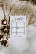 2025 Bingo Card, 2025 Vision Board Bingo Card, Printable New Year Bingo, 2025 New Year Party Games, New Year Resolution Goals Manifestation