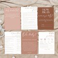 Once Upon A Time Baby Shower Games Bundle Neutral Pink Baby Shower Game Bundle Storybook Baby Shower Games Digital Download