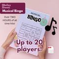 20 Player Musical Bingo, New Years Eve Game, All Time Hits, Team Building Activity, Games Night, Bachelorette Party Games, Music Bingo