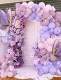 Purple and pink butterfly Garland Kit -133 piece kit, pink balloons, purple,balloon arch kit, birthday balloons,  party supplies