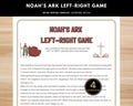 Noah's Ark Game LEFT-RIGHT GAME - Printable Bible Game for Sunday School and Youth Groups