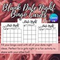 Printable Date Night Bingo Cards – Digital Download for 2025 Goals, Date Night Ideas, Valentine’s Day, and Couples Activities
