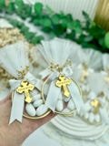 Personalized Baptism Party Candy Favors, Elegant Christening Gifts, Holy Communion Treats, Unique Almond Thank You Gifts,Baptism Celebration